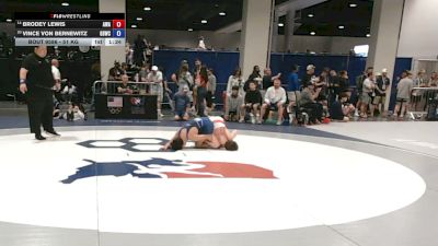 51 kg Cons. Rd Of 16 - Brodey Lewis, Askren Wrestling Academy vs Vince Von Bernewitz, Great Bridge Wrestling Club