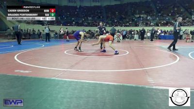 123 lbs Consi Of 32 #1 - Caden Greeson, Norman Grappling Club vs Braiden Fortenberry, Vian