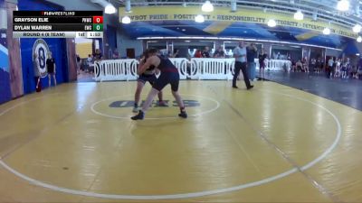144 lbs Round 4 (8 Team) - Dylan Warren, Eagles WC vs Grayson Elie, Palm Harbor WC