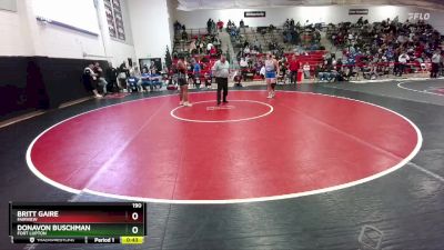 190 lbs Cons. Round 5 - Donavon Buschman, Fort Lupton vs Britt Gaire, Fairview