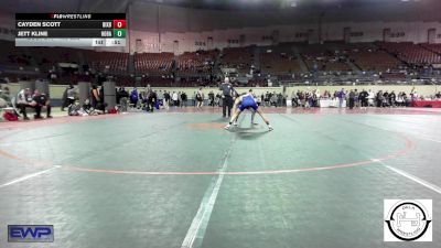 108 lbs Consolation - Cayden Scott, Bixby vs Jett Kline, Hobart Bearcats