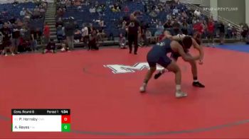 129 lbs Cons. Round 6 - Peyton Hornsby, Contenders Wrestling Academy vs Aden Reyes, Fighting Irish WC