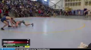 120 lbs Cons. Round 2 - Evan Cordrey, Sussex Central H S vs Nick DiTomasso, St Georges Tech HS