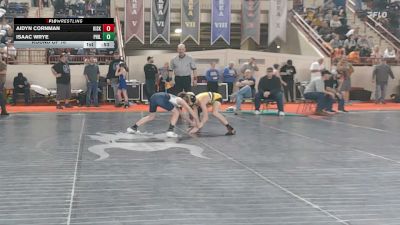 100_B lbs Round Of 16 - Aidyn Cornman, Kiski Area vs Isaac Wrye, Philipsburg-Osceola