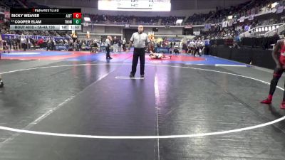 1A-4A 120 Champ. Round 1 - Cooper Elam, Thomasville HS vs Ricky Weaver, Alabama School For The Blind