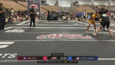 Sage Cruz vs Cooper Andress 2026 ADCC Nashville Open