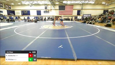 197 lbs 3rd Place - Ryan Addeche, Worcester Polytechnic vs Nate Philion, New England College