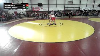 138 lbs Champ. Round 1 - Mccrae Wade, Delta vs Simoron Wardell, Morgan