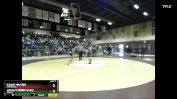 113 lbs Champ. Round 1 - Armani Rodriguez, Poway vs Caine Martin, Camarillo