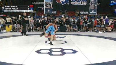 150 lbs Champ. Rd Of 64 - Dennis Barker, Virginia vs Antonio Proulx, Michigan