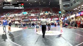 G - 140 lbs Champ. Round 2 - Faye Holland, Beaverhead Co. (Dillon) / Twin Bridges / Sheridan Girls vs Isabella Medrud, Great Falls / Msdb Girls