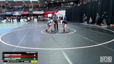 126G Cons. Round 3 - Sarah Callender, Palmer High School vs SIENNA MICKELSON, Kodiak