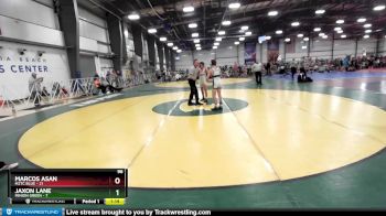 96 lbs Rd# 4- 2:00pm Friday Final Pool - Jaxon Lane, Minion Green vs Marcos Asan, M2TC Blue