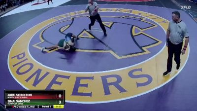 Cons. Round 2 - Sinai Sanchez, Schuyler Girls vs Jade Stockton, North Platte Girls