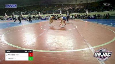 96 lbs Quarterfinal - John Alvarado, Apex Grappling Academy vs Cru Foster, F-5 Grappling