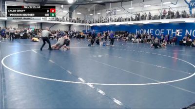 Elite 285 lbs Champ. Round 1 - Caleb Groff, Quincy vs Preston Krueger, Unattached