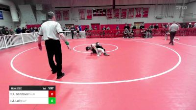 132 lbs Consi Of 8 #2 - Xavier Sandoval, Taunton vs Jimmy Lally, Saint John's Prep