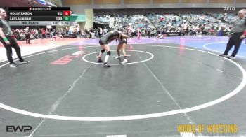 102 lbs 3rd Place - Holly Eason, WTC vs Layla Labau, EGWA