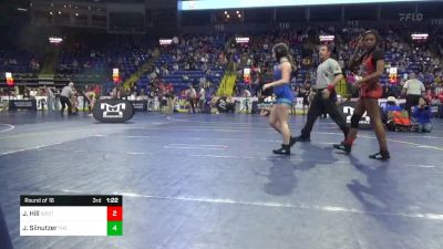 103 lbs Quarterfinal - Johnayha Brunson, Erie vs Hayden Ramey, Fort LeBoeuf