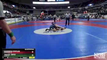 7A 120 lbs Quarterfinal - Kameron Stiffler, Enterprise HS vs Yancel Ortiz, Baker HS