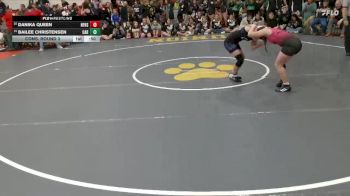 140 lbs Cons. Round 3 - Bailee Christensen, Carbon vs Danika Queen, North Fork High School
