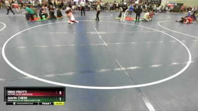 132 lbs Cons. Round 3 - Nino Protti, Victory Elite Wrestling vs Gavin Cheek, Nebraska Elite Wrestling Club