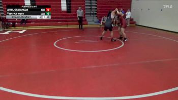 165 lbs Champ. Round 1 - Rayna West, Columbia vs April Castaneda, Austin