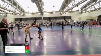 147-H lbs Consi Of 32 #2 - Damian Lopez, TWC vs Noah Ruibal, La Salle College HS