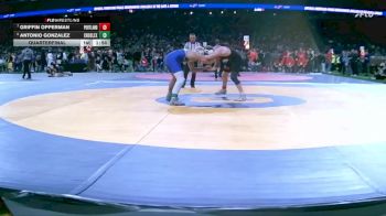 D2-150 lbs Quarterfinal - Antonio Gonzalez, Croswell-Lexington vs Griffin Opperman, Portland