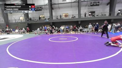 Junior Boys GR - 157 lbs Champ. Round 3 - Alexander Khait, WA vs Samuel Perez, CA