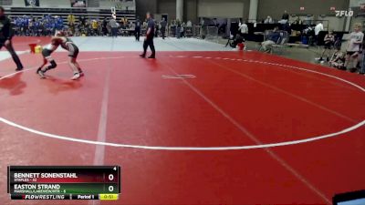 80 lbs Placement (4 Team) - Bennett Sonenstahl, Staples vs Easton Strand, Marshall/Lakeview/RTR