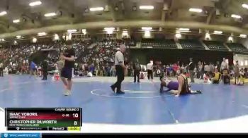 174 lbs Champ. Round 2 - Christopher Dilworth, New Mexico Highlands vs Isaac Voboril, Wayne State