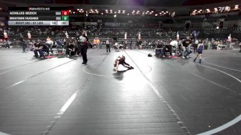 61 lbs Semifinal - Achilles Bezick, Savage TC vs Brayden Hughes, Heights Rec