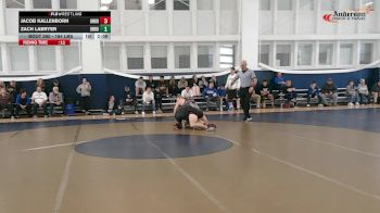 184 lbs Consi Of 8 #2 - Jacob Kallenborn, Unrostered vs Zach LaBryer, Unrostered - D1 WC
