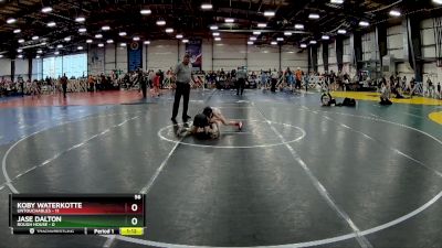 56 lbs Rd# 9- 2:15pm Saturday Final Pool - Jase Dalton, Rough House vs Koby Waterkotte, Untouchables