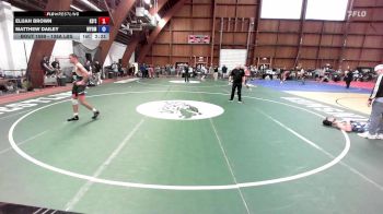 138A lbs Semifinal - Elijah Brown, Kd's vs Matthew Dailey, Wyoming Seminary