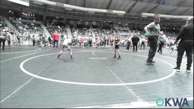 61 lbs Quarterfinal - Maverick Bunce, Salina Wrestling Club vs Lexton Manning, Bristow Elementary Wrestling Club