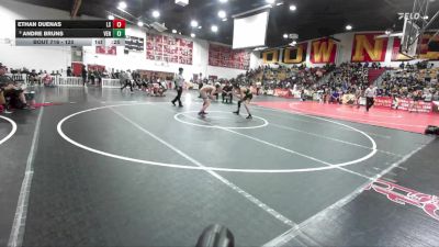 120 lbs 7th Place Match - Ethan Duenas, La Serna vs Andre Bruns, Ventura