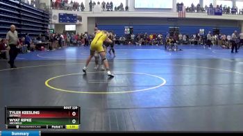 215 lbs Champ. Round 1 - Wyat Ripke, ARCHBOLD vs Tyler Keesling, DEFIANCE