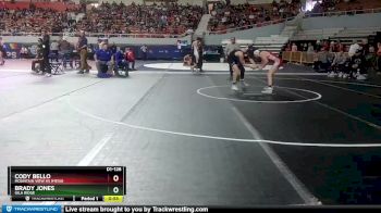 D1-126 lbs Cons. Semi - Cody Bello, Mountain View Hs (Mesa) vs Brady Jones, Gila Ridge