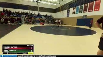 182 lbs Quarterfinal - Hayden Sattler, Colville vs Evan Vanatta, Tonasket