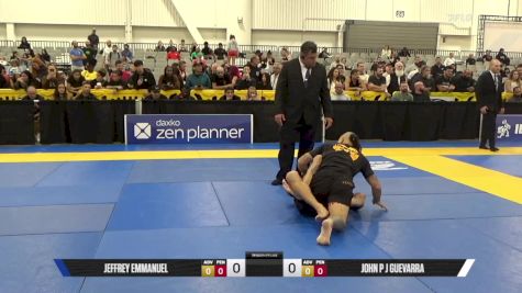 JOHN P J GUEVARRA vs JEFFREY EMMANUEL 2025 World IBJJF Jiu-Jitsu No-Gi Championship