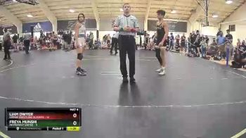 125 lbs Round 2 (4 Team) - Freya Munshi, MetroWest United vs Liam Dwyer, Empire Wrestling Academy