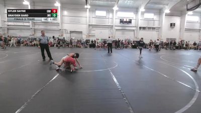84 lbs Finals (2 Team) - Brayden Bard, Jungle WC vs Syler Sayne, CrossRoads Wrestling