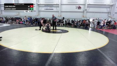 190 lbs Semifinal - Liam English, NY vs Lakoda Leedy, OH