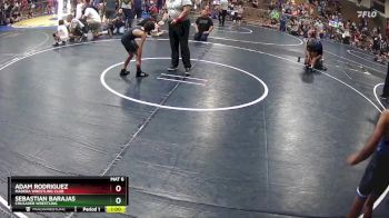 73 lbs Round 1 - Sebastian Barajas, Crusader Wrestling vs Adam Rodriguez, Madera Wrestling Club