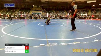 58 lbs Quarterfinal - Ronix Wright, Powerhouse Comanche OK vs Oscar Ormond, Pinning Pythons