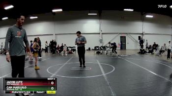 84 lbs Round 3 (4 Team) - Jacob Lutz, Mat Warriors vs Cam Magluilo, Diamond Fish