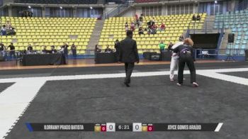 Joyce Gomes Araújo vs Ilorrany Prado Batista 2026 CBJJE International BJJ Championships