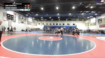 144 Boys Semifinal - Arseni Kikiniou, Poway vs Jake Sakofsky, Torrey Pines